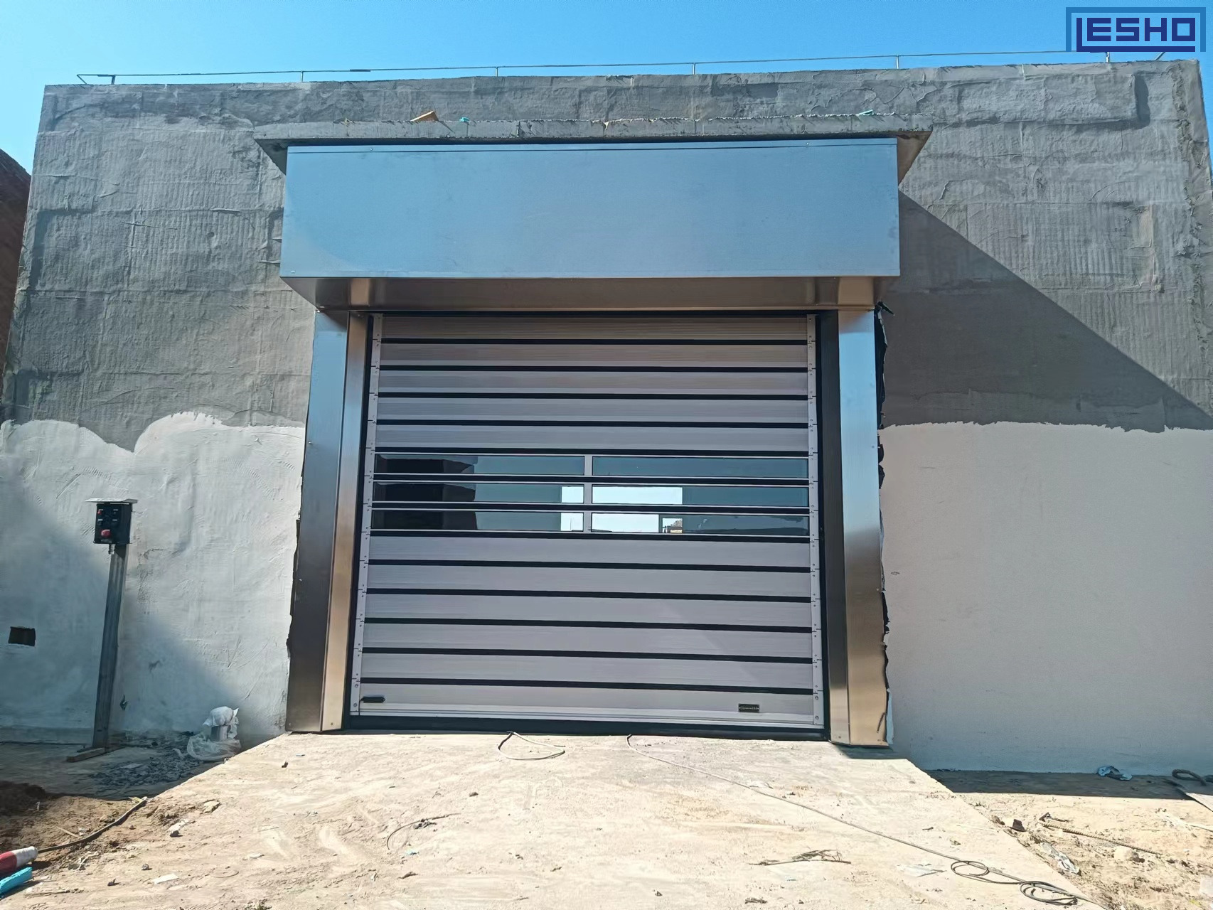 Aluminum Alloy Spiral High Speed Doors 