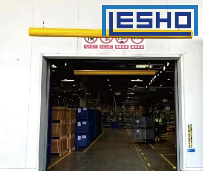 Cylindrical sound and light height limit alarm and safety barrier anti-collision bar